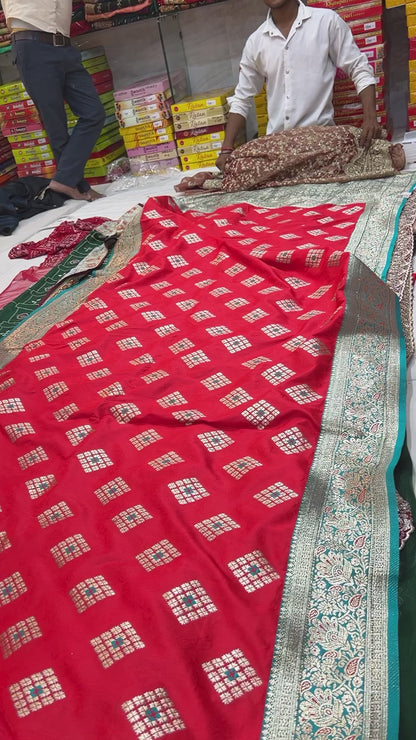 Red bridal Saree