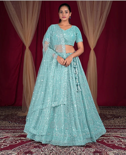 Amazing blue Lehenga