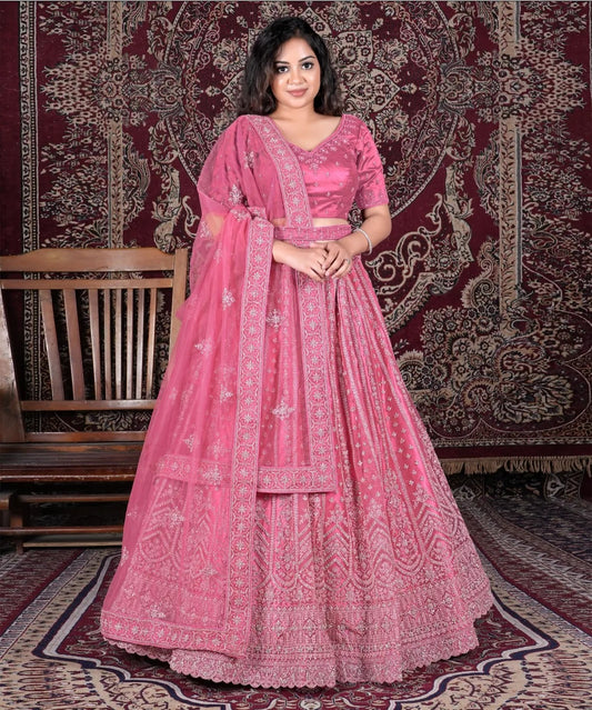 Bonita lehenga rosa