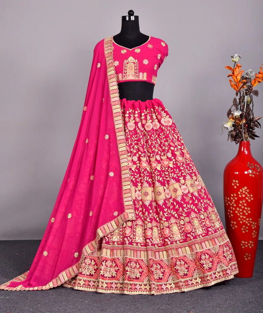 Atractiva lehenga rosa