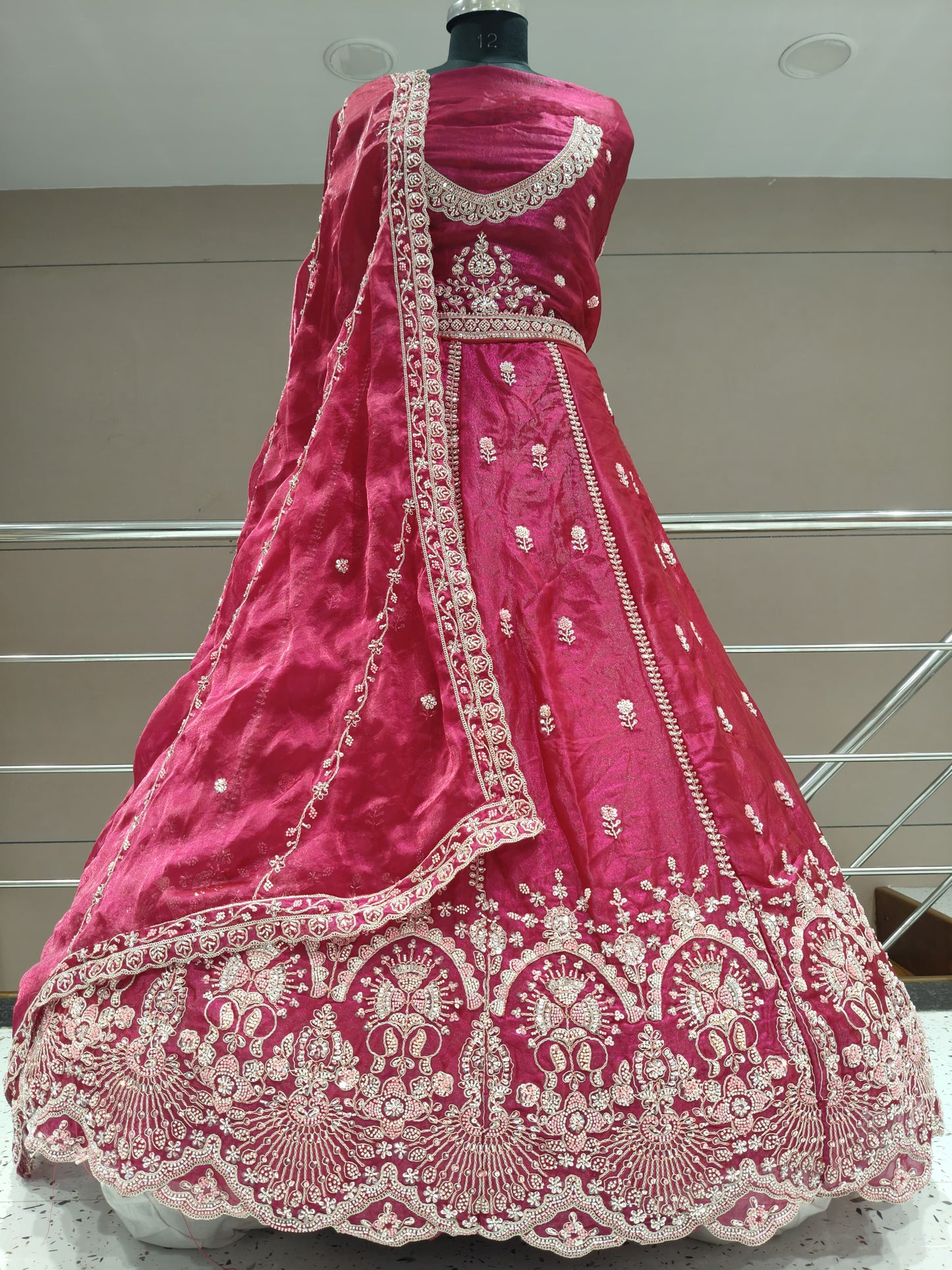 Elegant maroon lehenga