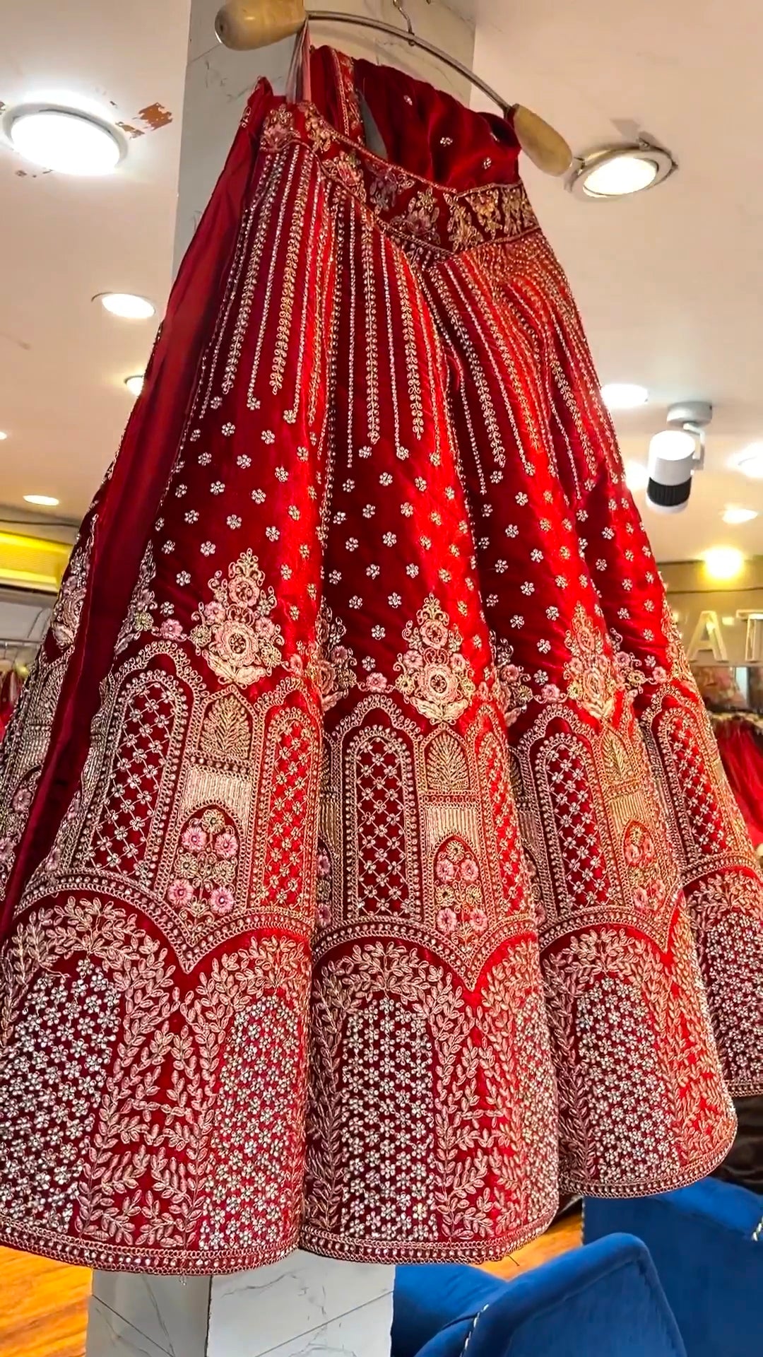 Fabulous orange ball Lehenga