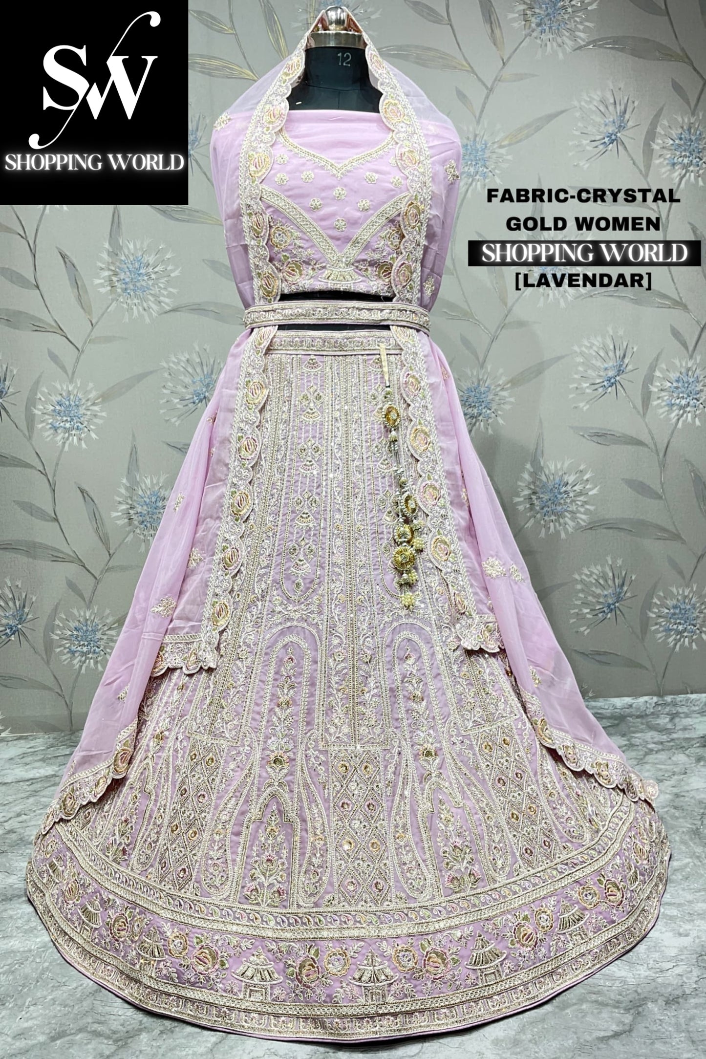 Amazing pink lavender lehenga