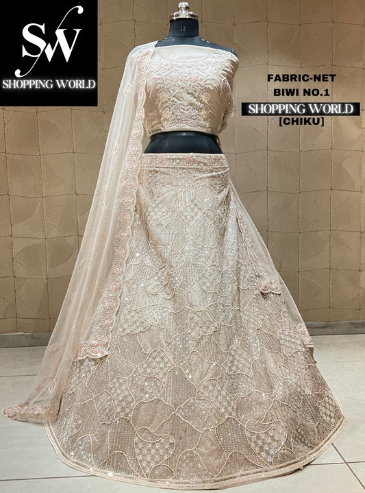 Preciosa lehenga de chiku