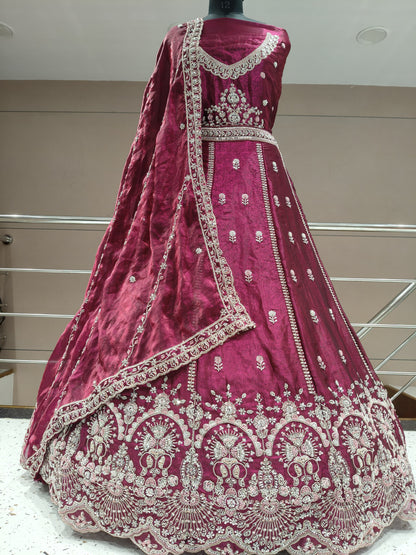 Eye catching pink lehenga