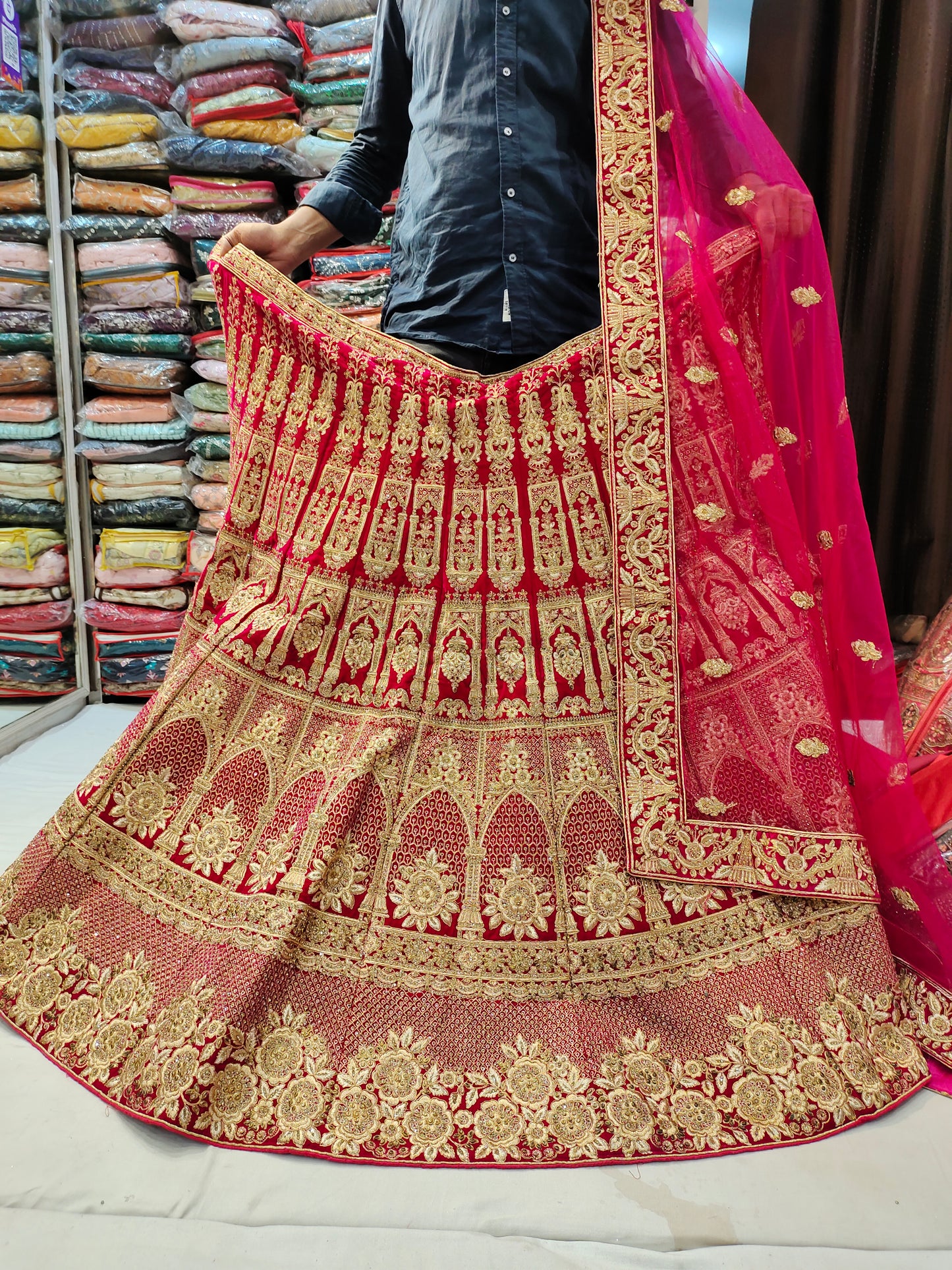 Fabulous Red Lehenga IN Delhi