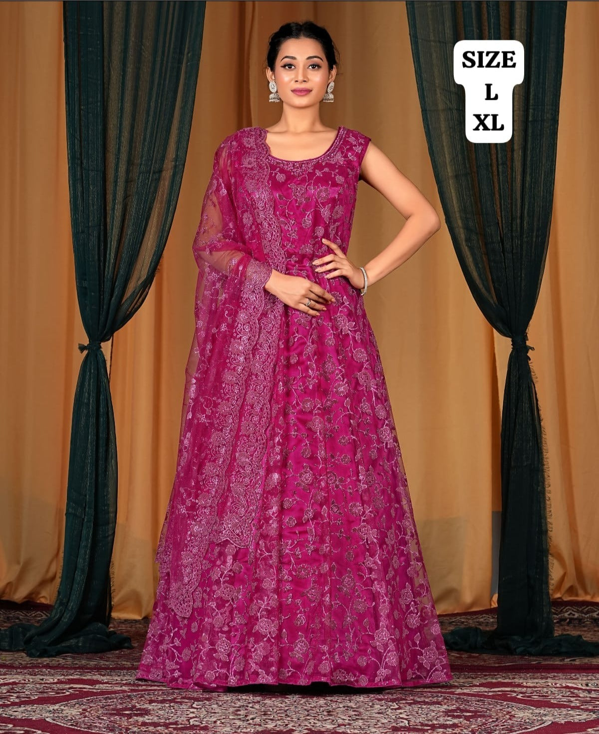 Amazing dark pink Lehenga