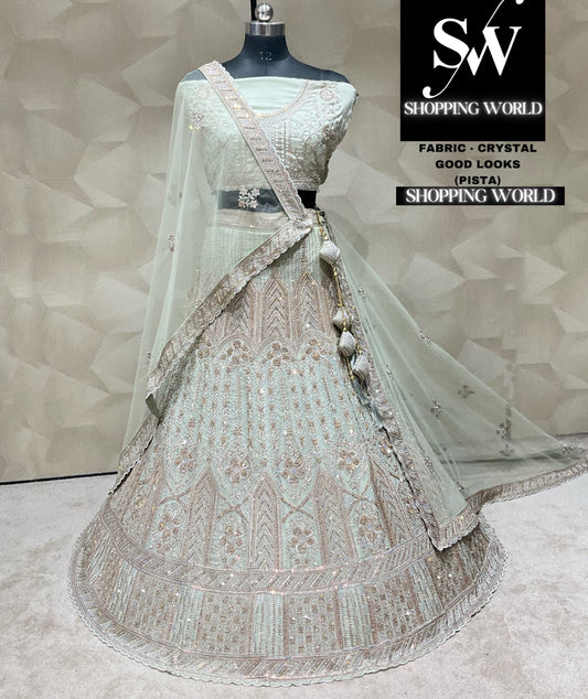 Lehenga verde agradable