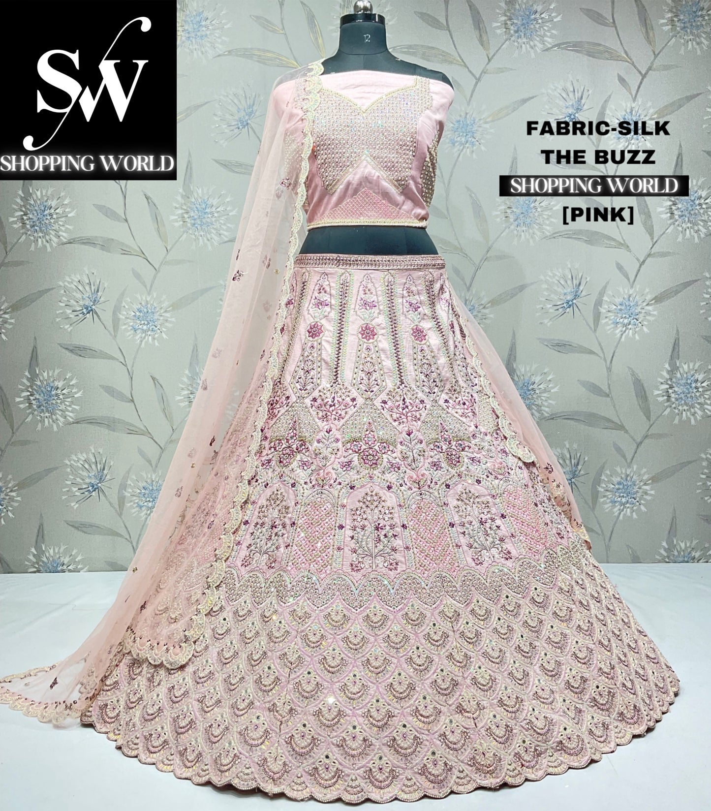 Cute baby pink lehenga