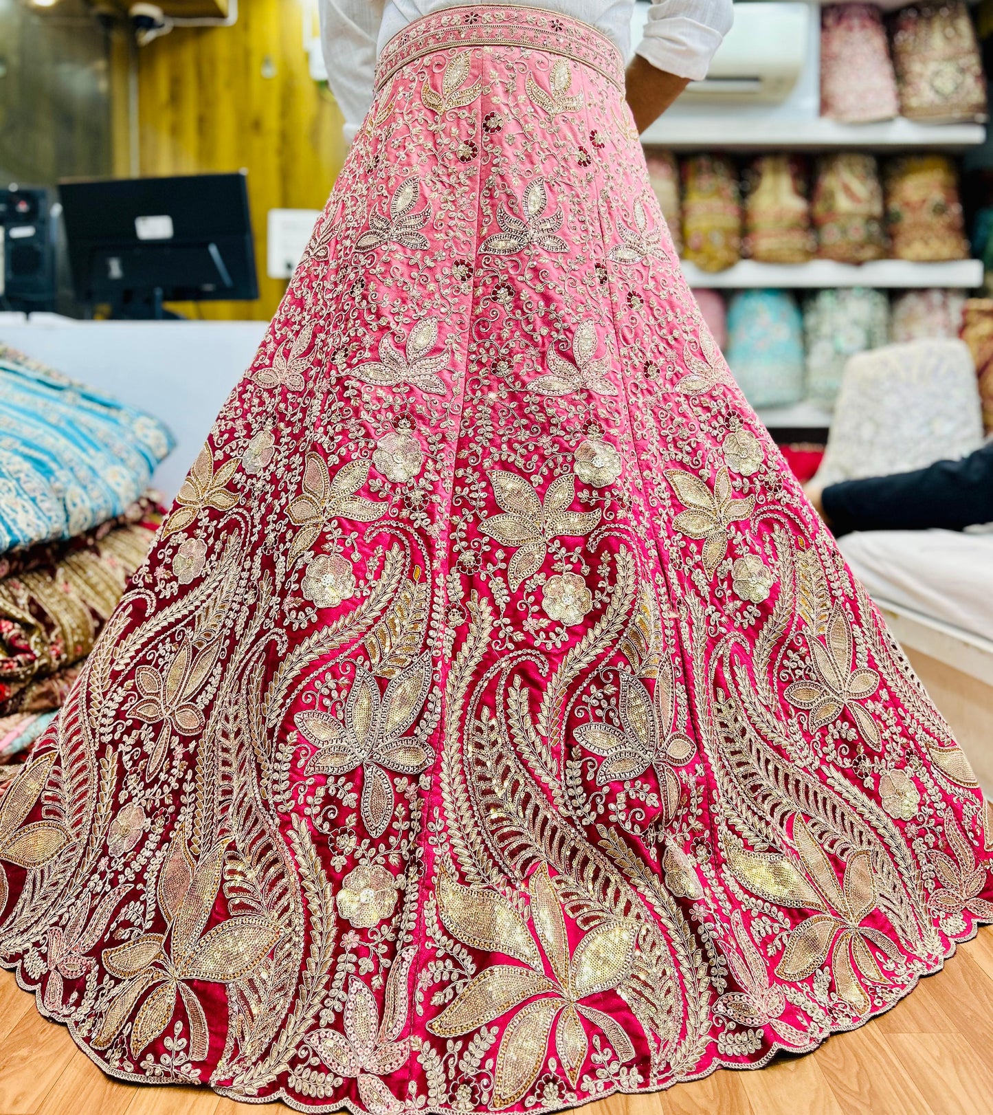 Stunning pink Lehenga