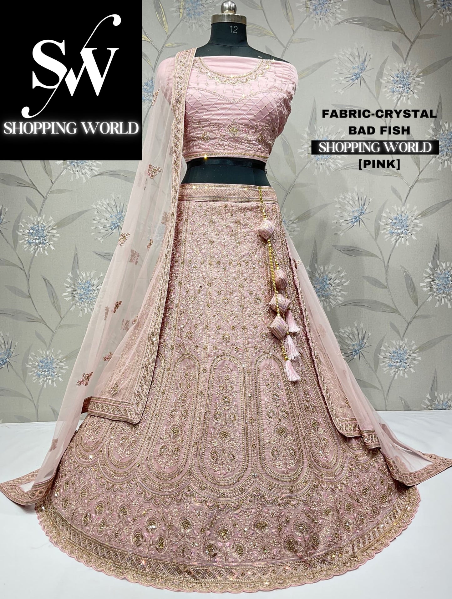 Pretty baby pink lehenga