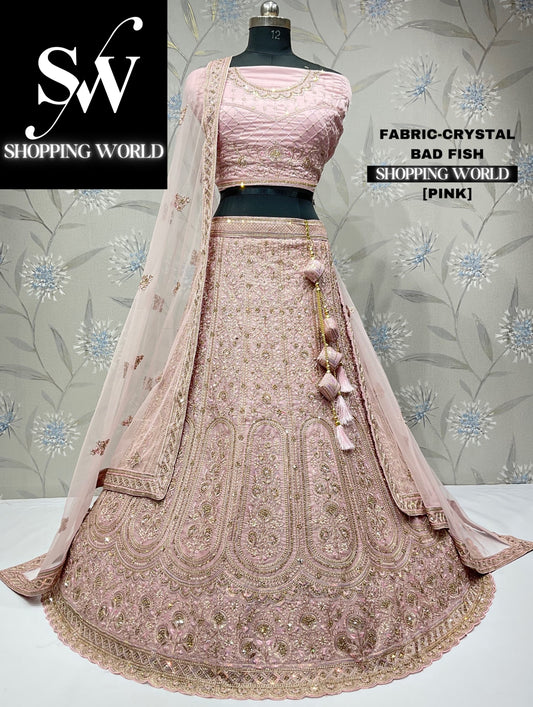 Pretty baby pink lehenga