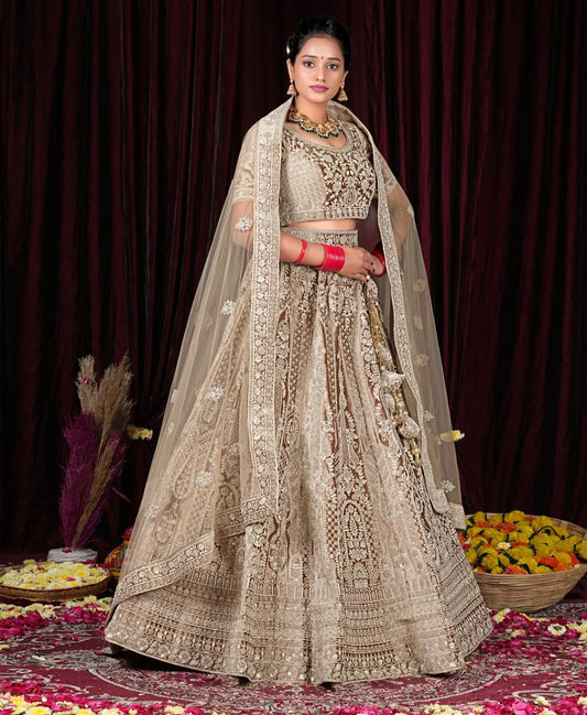 Lovely golden beige Lehenga