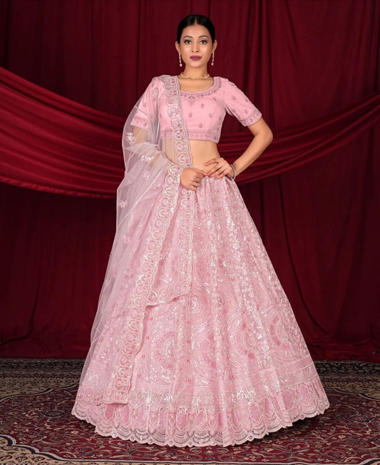 Lavishing pink Lehenga