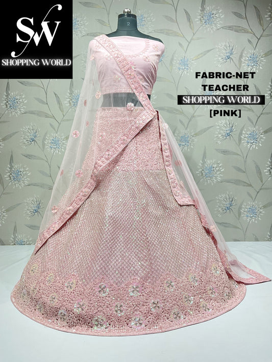 Pretty baby pink lehenga