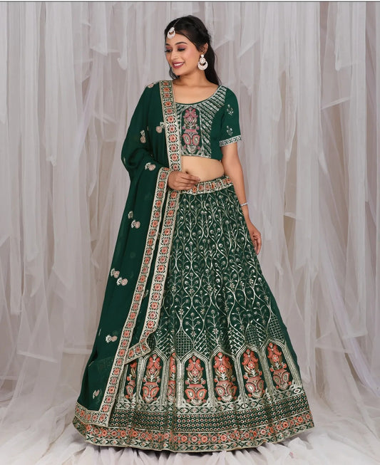 Fantastic green lehenga