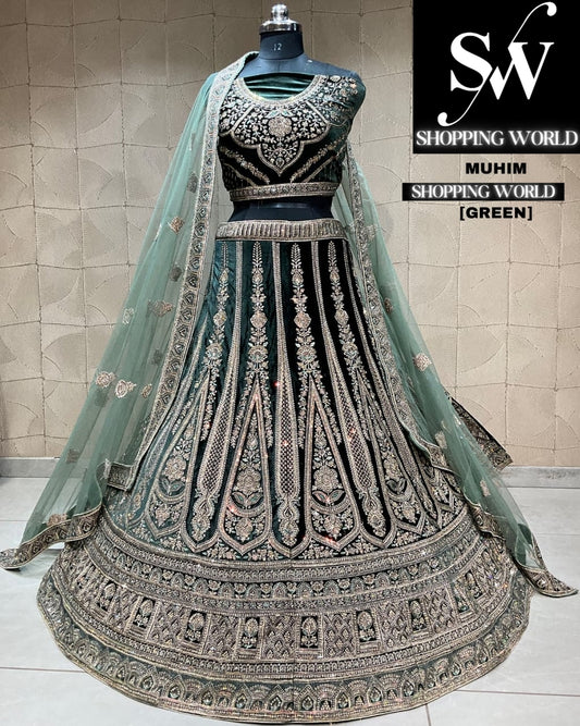 Fair green lehenga