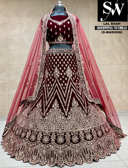 Lehenga nupcial sorprendente