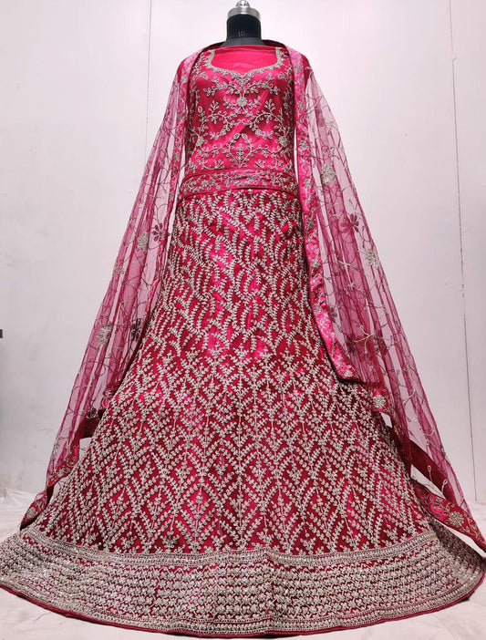 Something different pink Lehenga