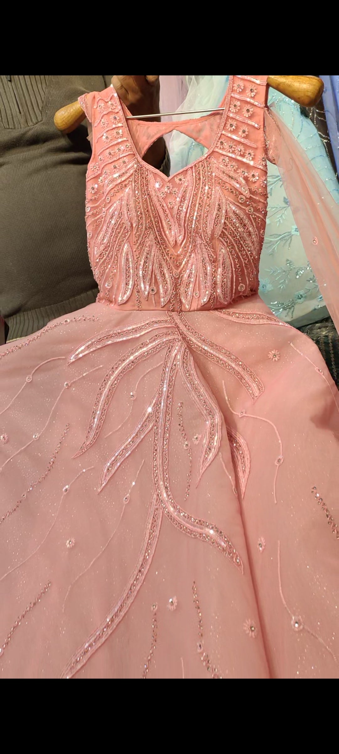 Charisma Baby pink Dress gown