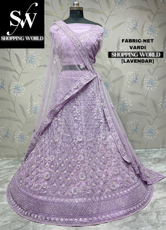 Lovely purple lavender lehenga