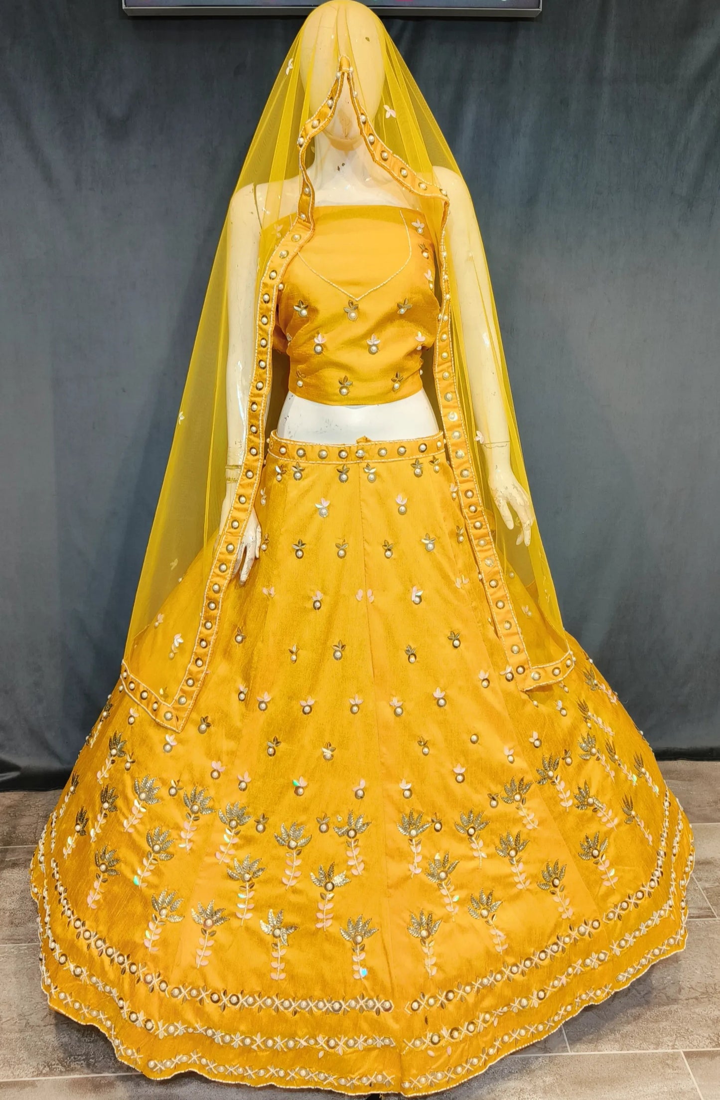 PDP Yellow lehenga