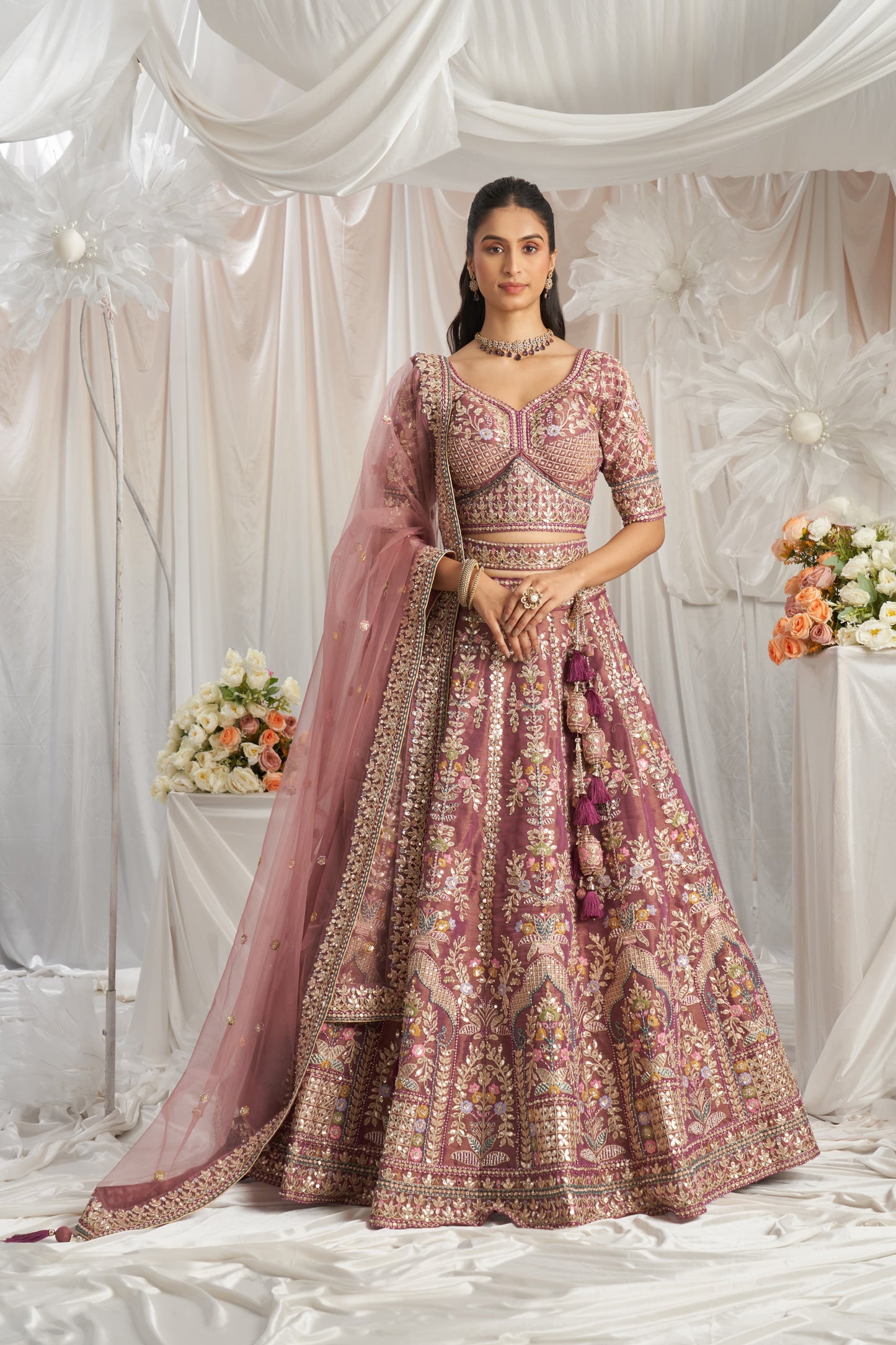 Gorgeous mauve pink Lehenga