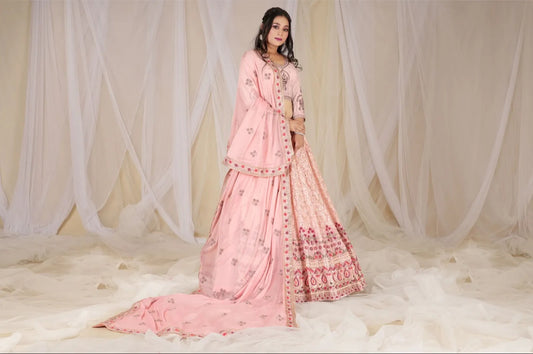 Astonishing pink lehenga