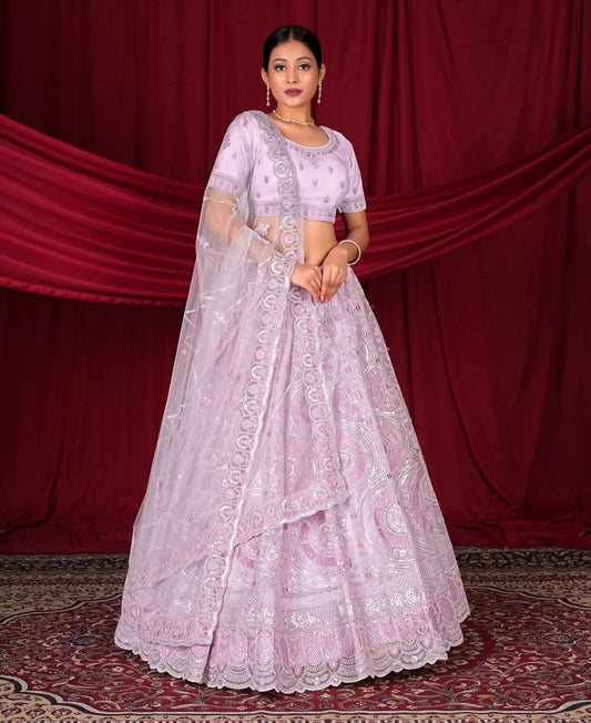 Astonishing baby pink Lehenga