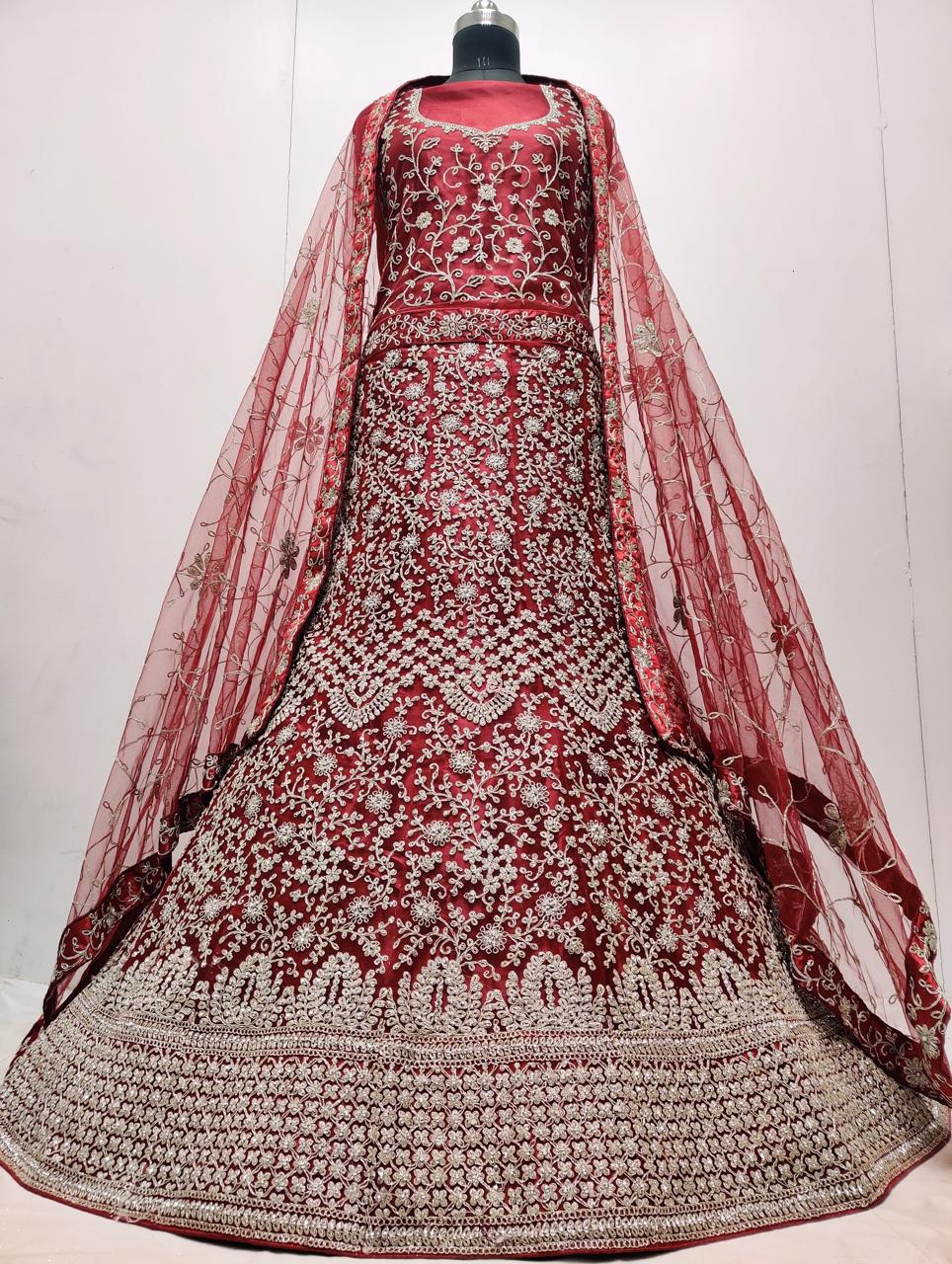 Majestic orange Lehenga