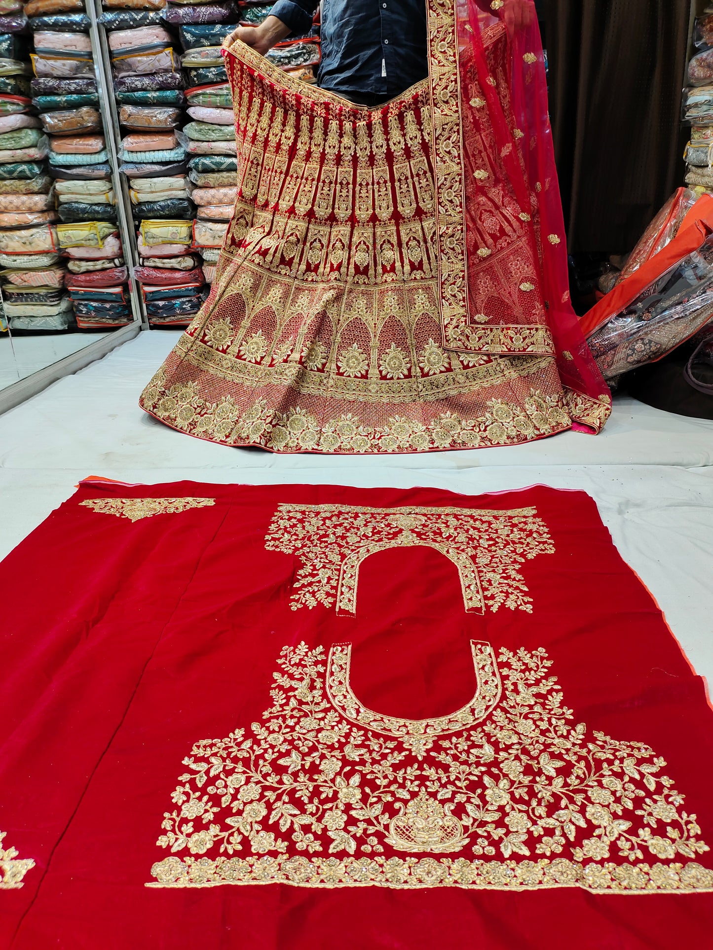 Fabulous Red Lehenga IN Delhi