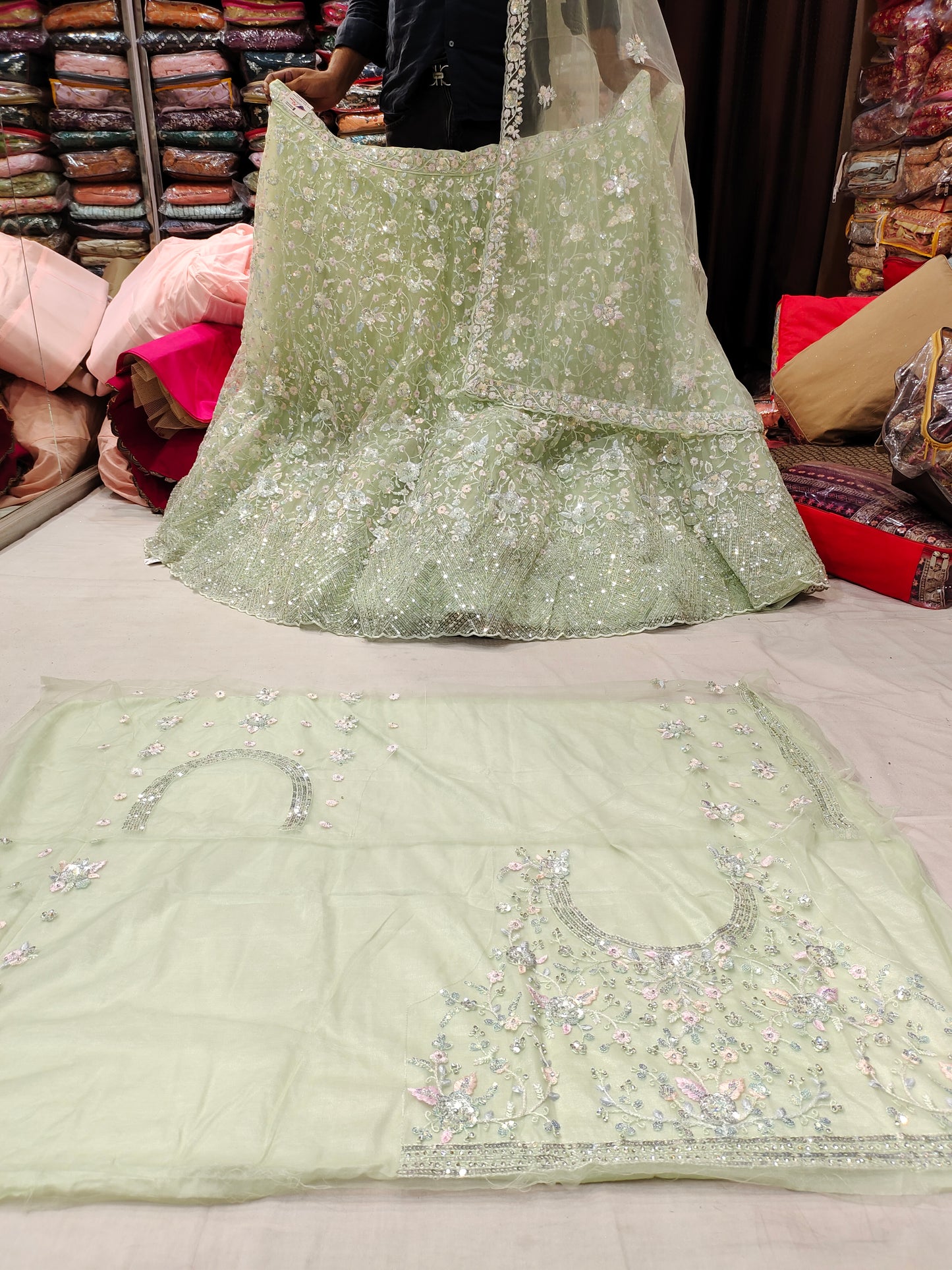 Stunning green Lehenga 💖