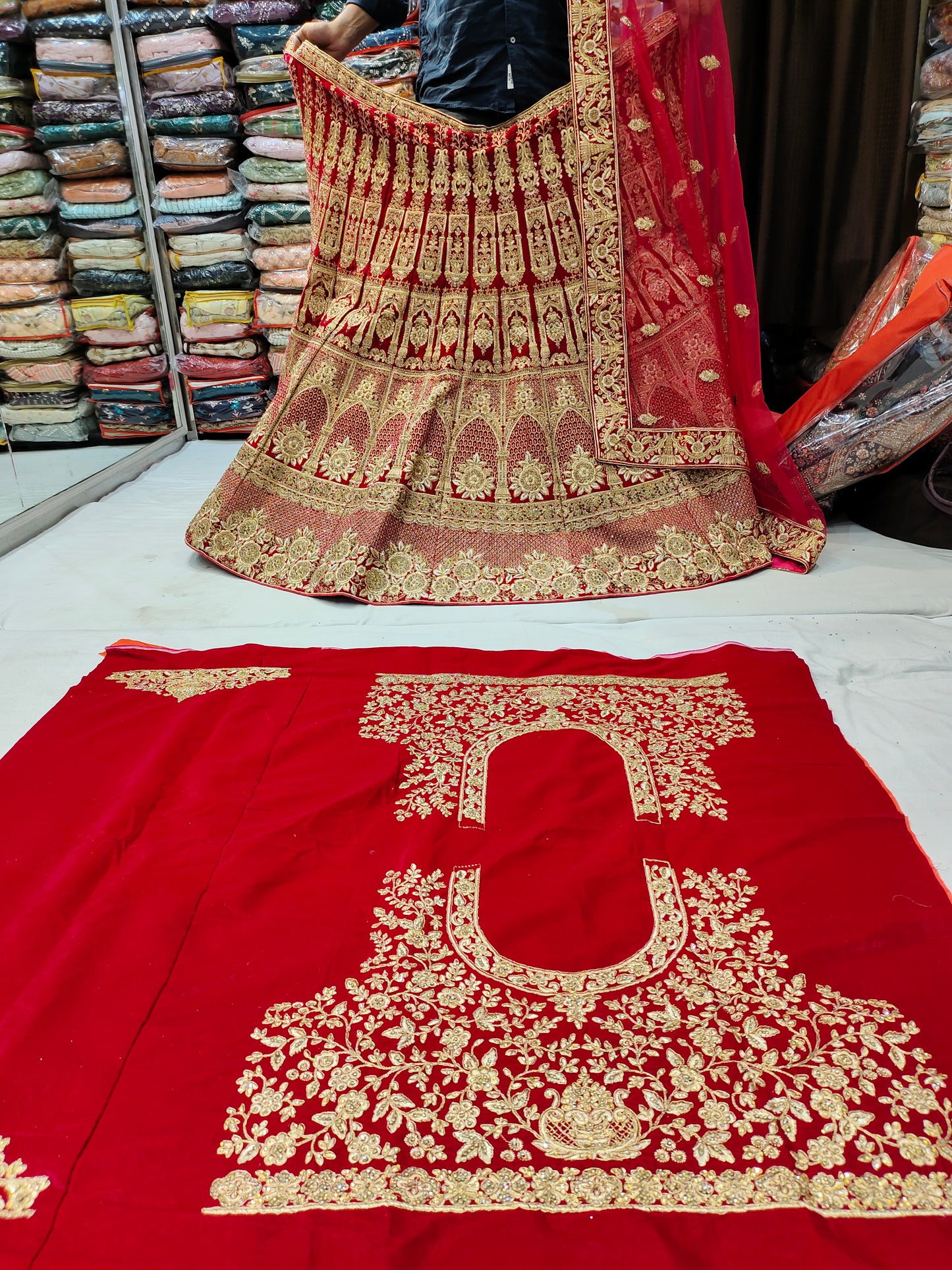 Fabulous Red Lehenga IN Delhi