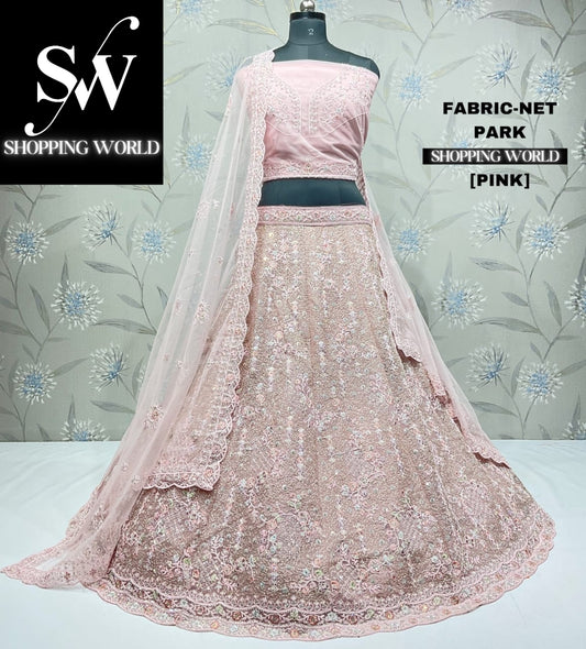 Something different pink lehenga