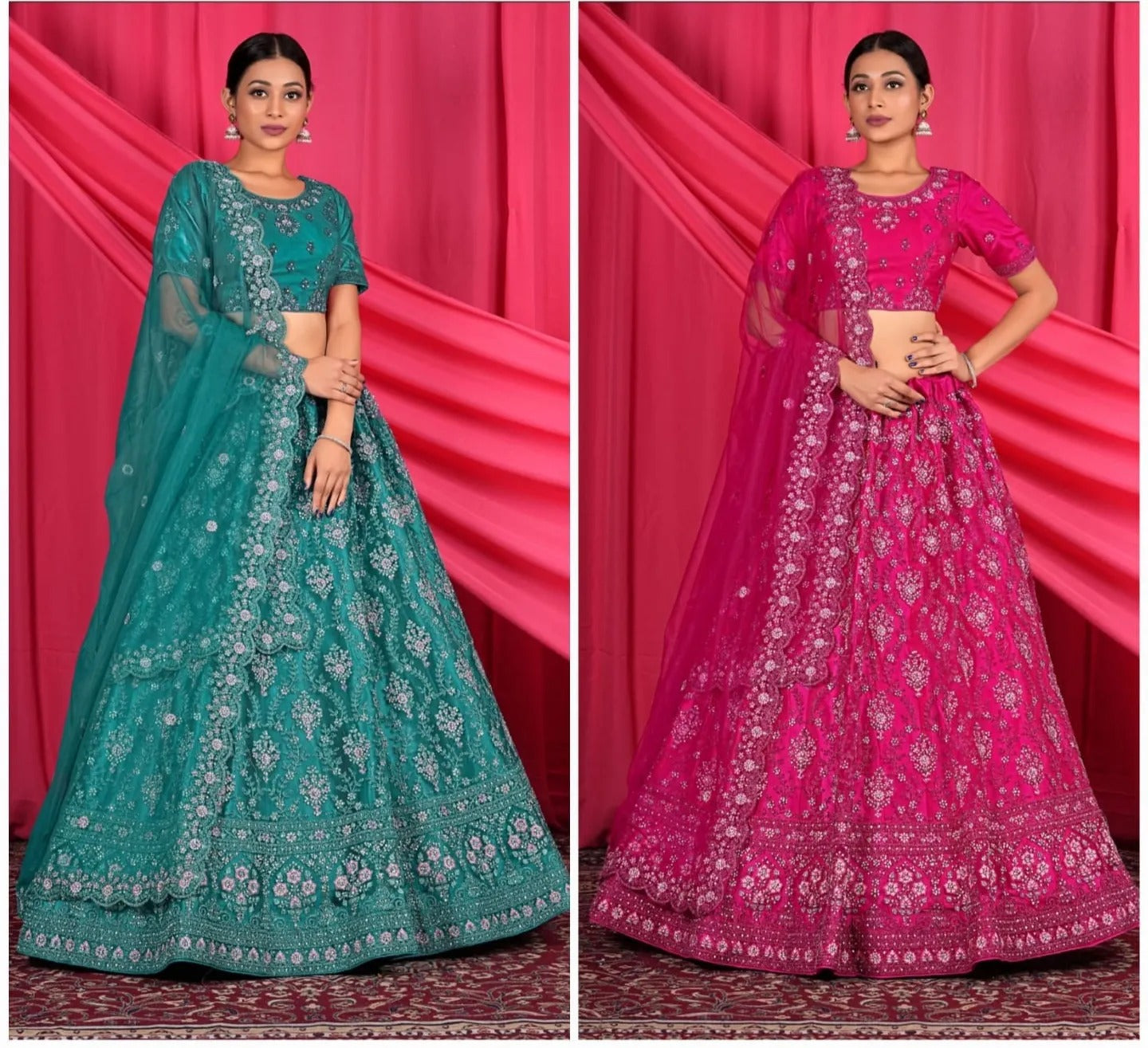 Charming Sky blue Lehenga