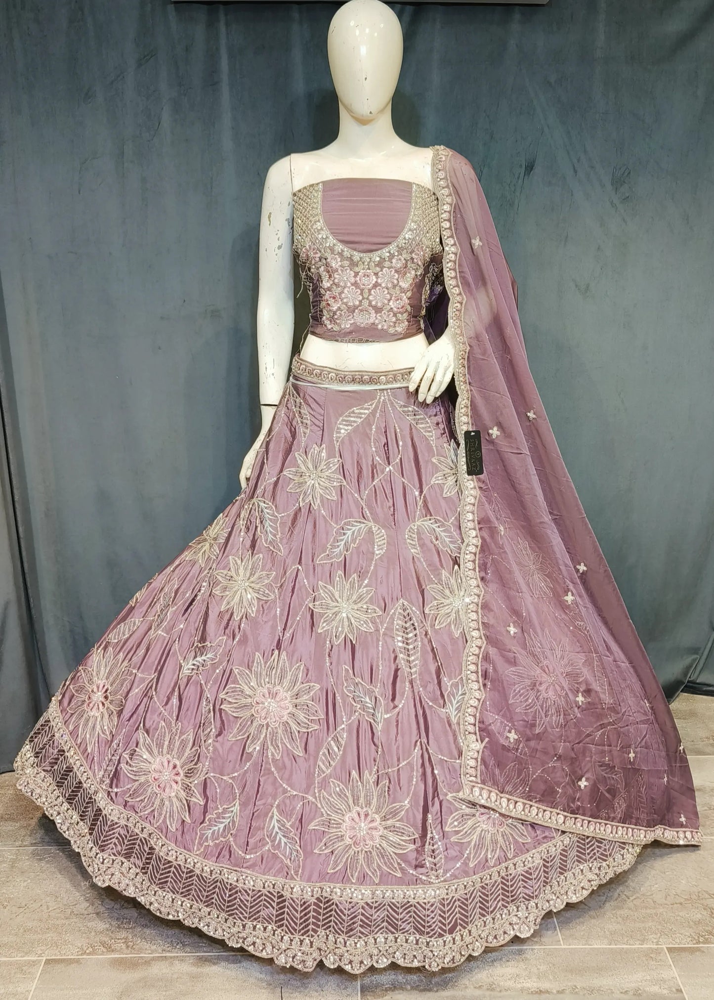 Beautiful lilac purple lehenga