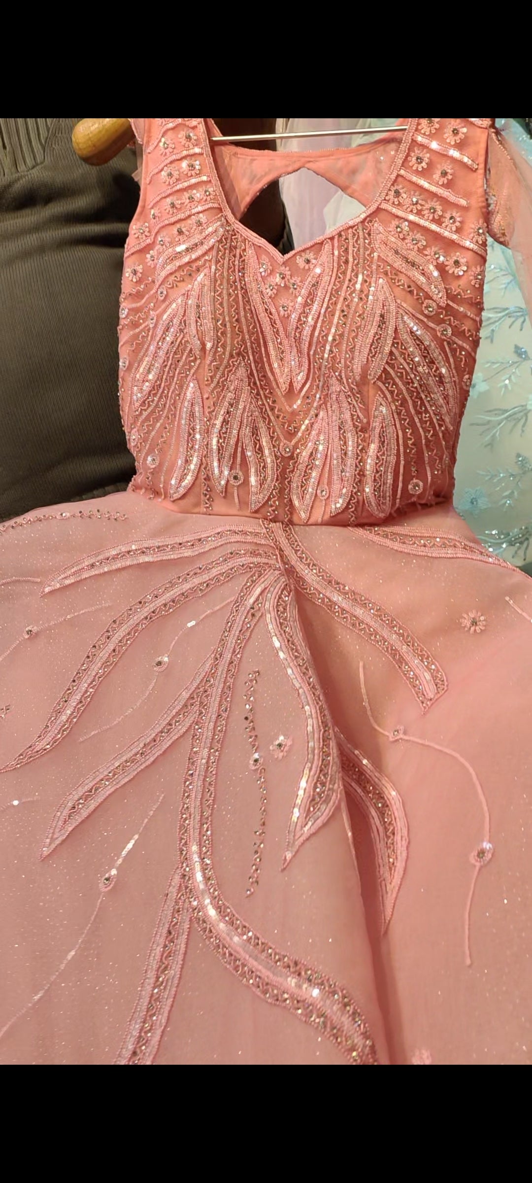 Charisma Baby pink Dress gown