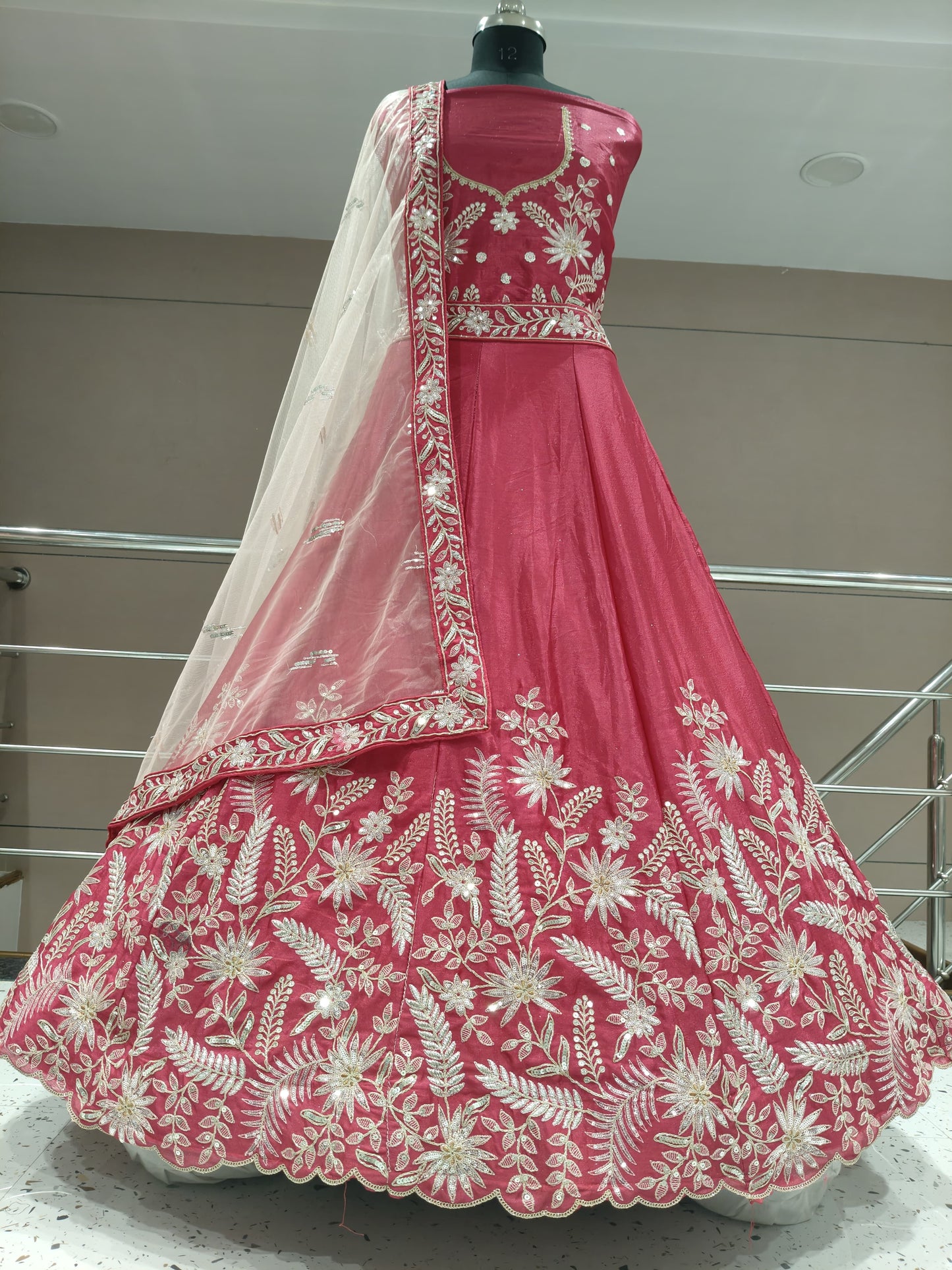 Designer lilac lehenga