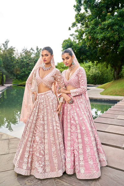 Lovely pink bridal Lehenga