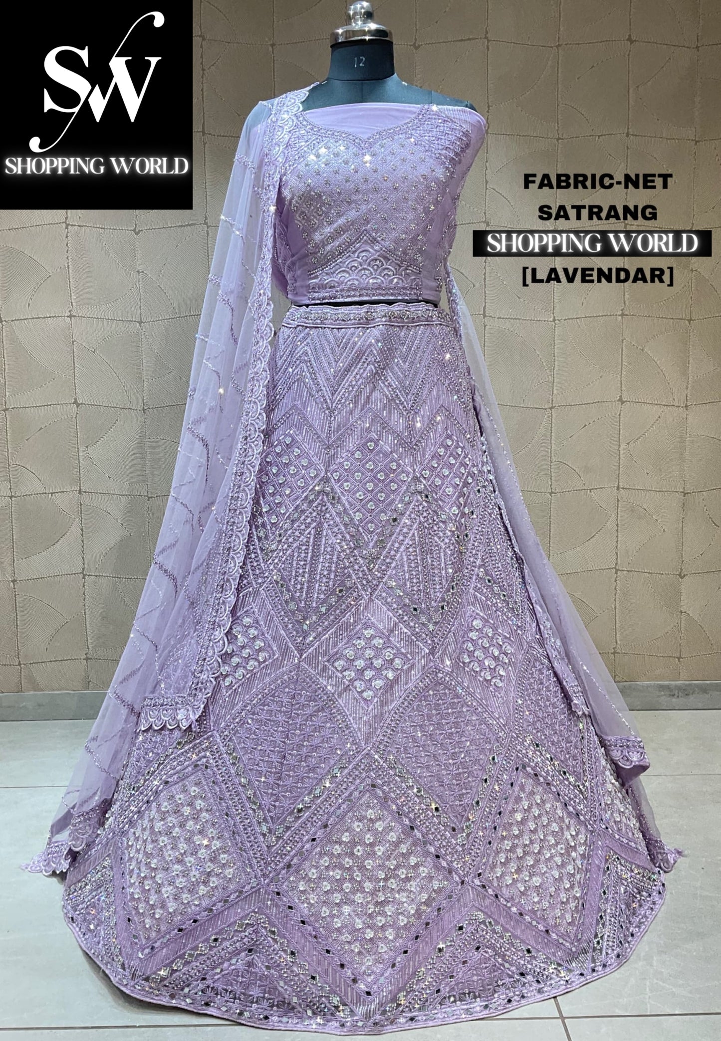 Lovely lavender purple lehenga