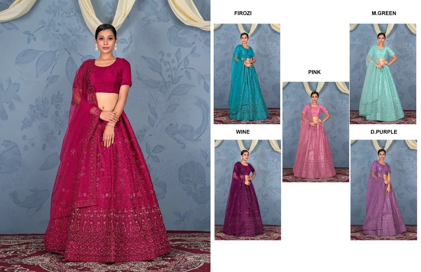 Lavishing wine Lehenga