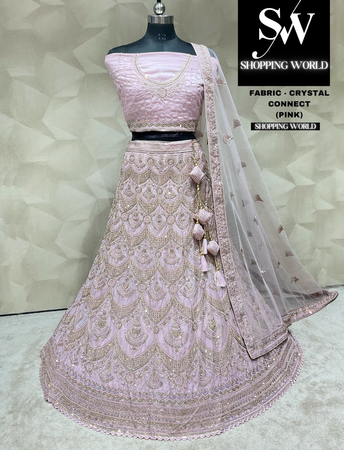 Glamorous pink lehenga