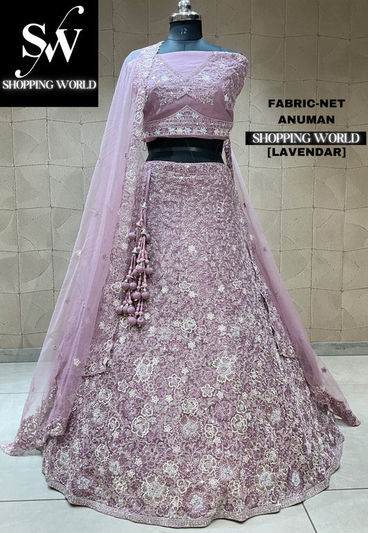 Charming lavender lehenga