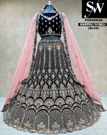 Atractiva lehenga nupcial