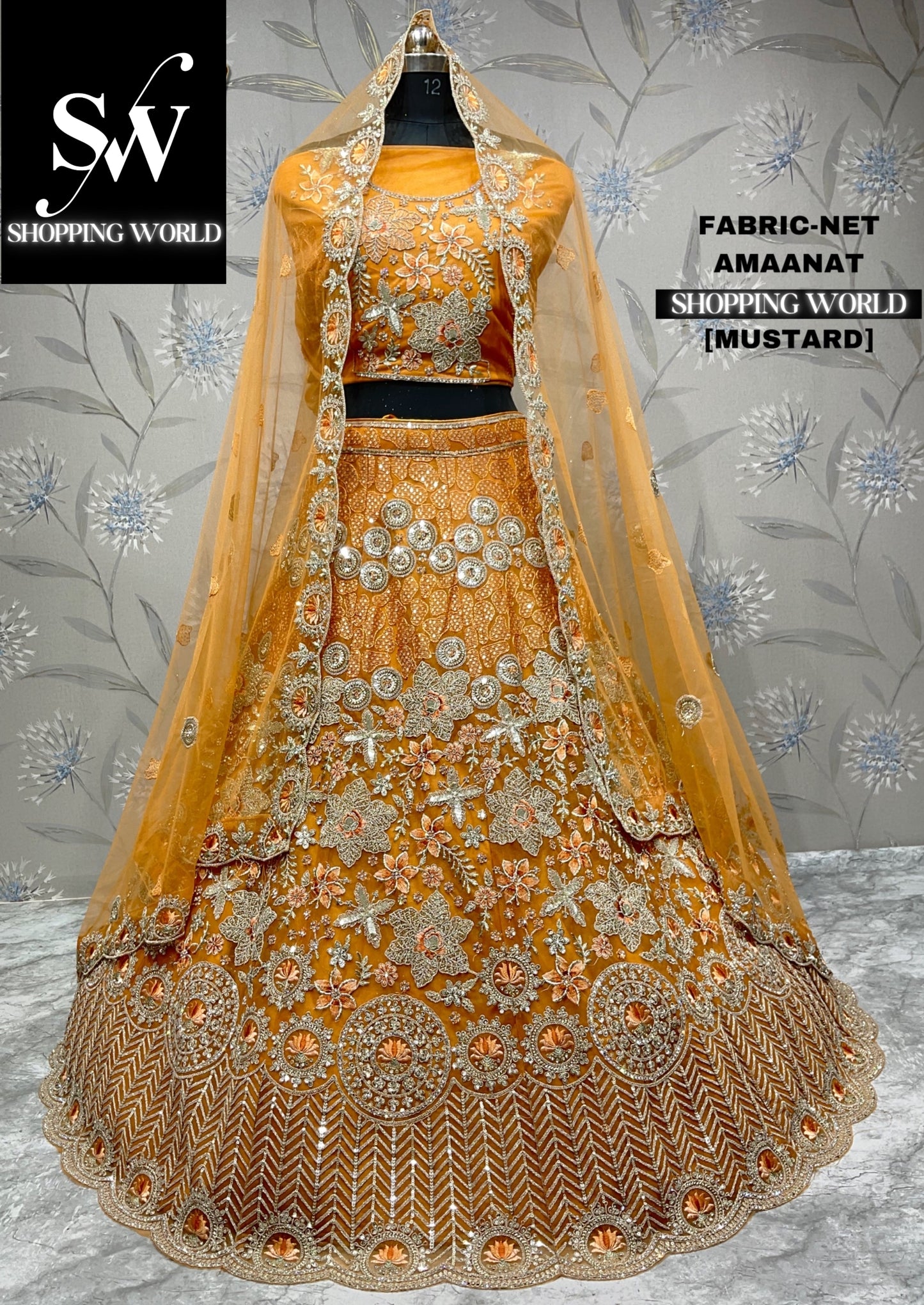 Lovely mustard lehenga