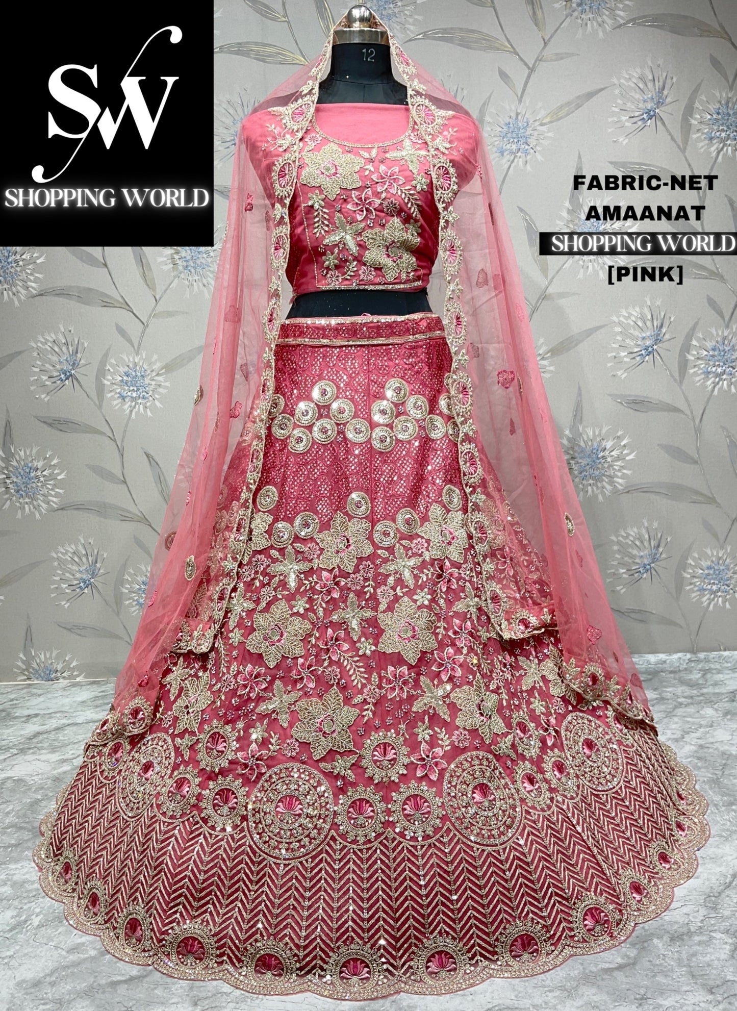 Fair pink lehenga