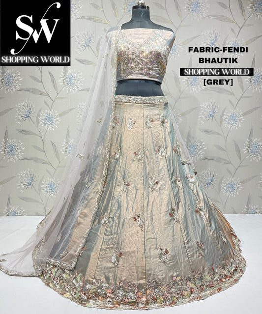 Beautiful grey lehenga