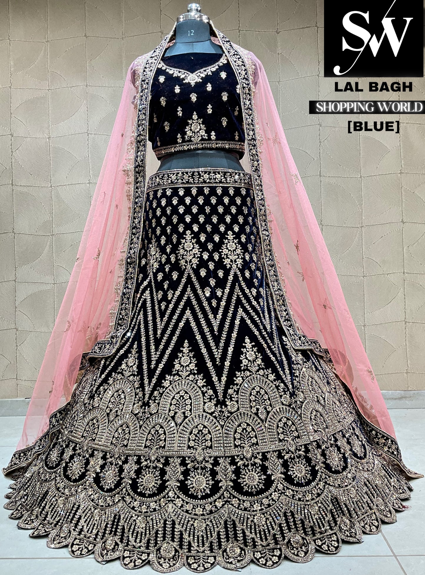 Lehenga nupcial sorprendente