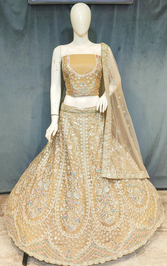 Gorgeous peach lehenga