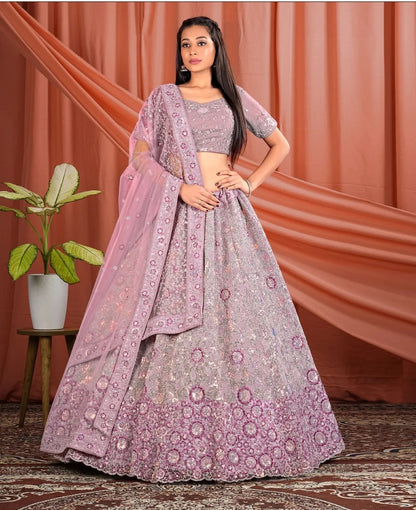 Stunning baby pink Lehenga